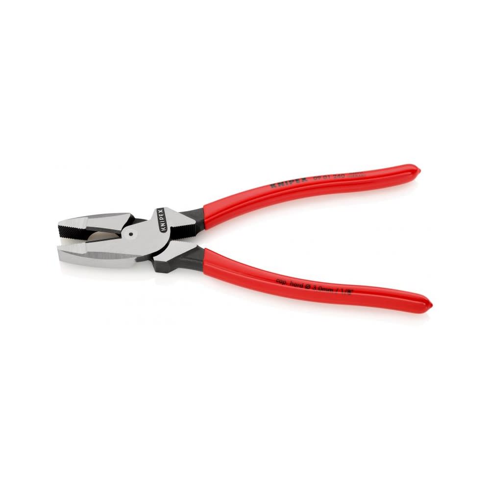 Knipex Linemans Pliers Plastic Coated Handle 240mm - Flockneti