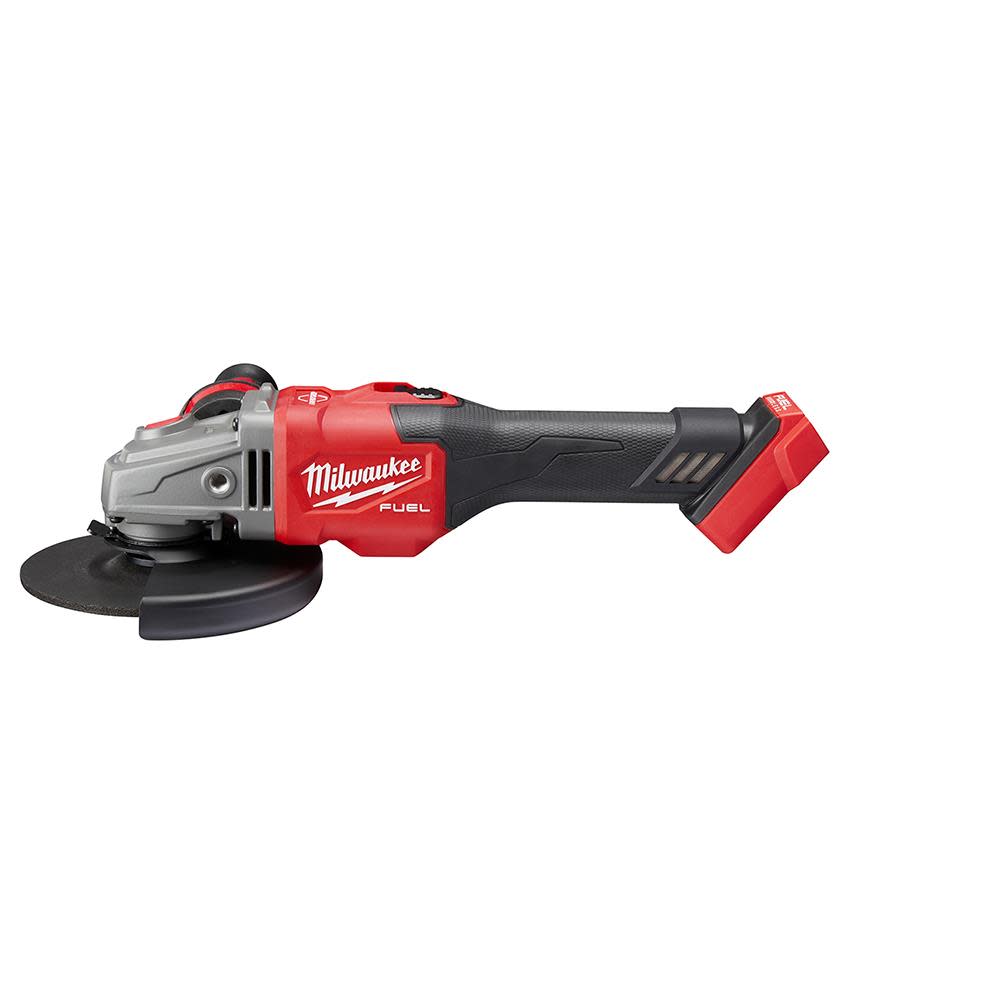 Milwaukee M18 FUEL 4-1/2 in.-6 in. Lock-On Braking Grinder with Slide Switch - Flockneti