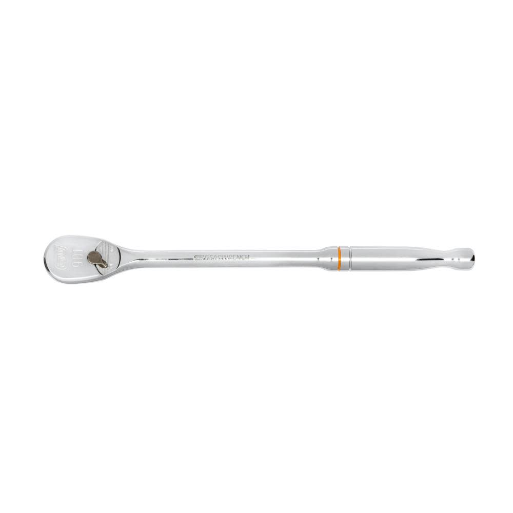GEARWRENCH 3/8″ Drive 90 Tooth Long Handle Teardrop Ratchet 11″ - Flockneti