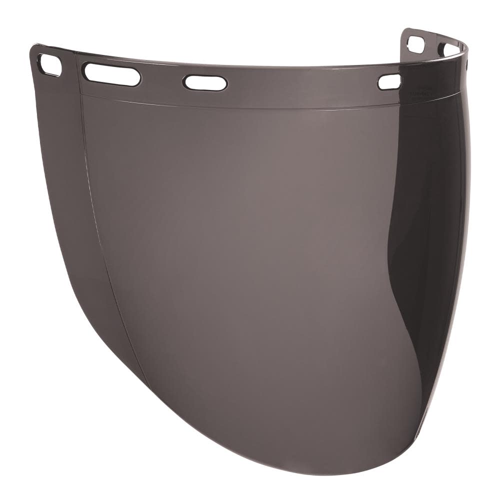 Ergodyne Smoke Face Shield Replacement for Cap-Style Hard Hat & Safety Helmet - Flockneti