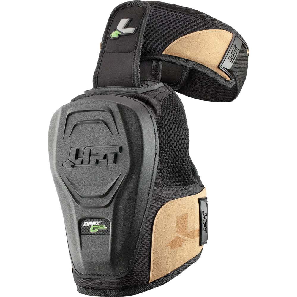 Lift Safety APEX GEL Hardshell Knee Guard - Flockneti