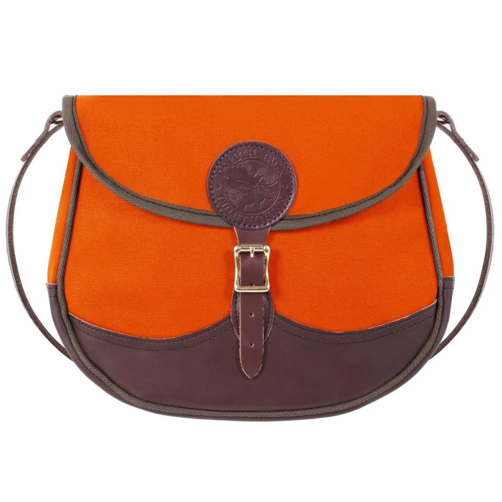 Duluth Pack 6 Liters Capacity Orange Large Deluxe Shell Purse - Flockneti