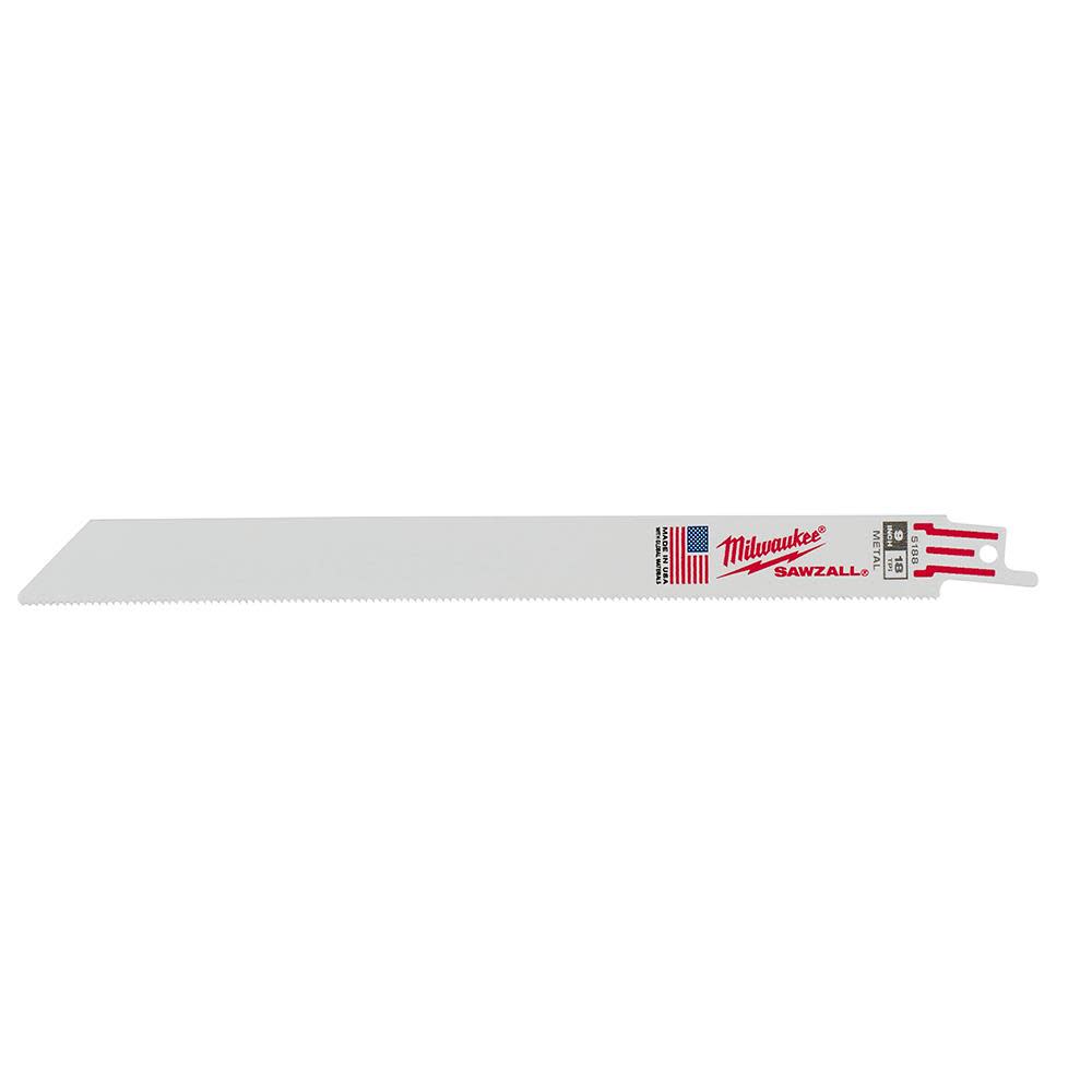 Milwaukee 9 in. 18 TPI Thin Kerf SAWZALL Blades 5PK - Flockneti