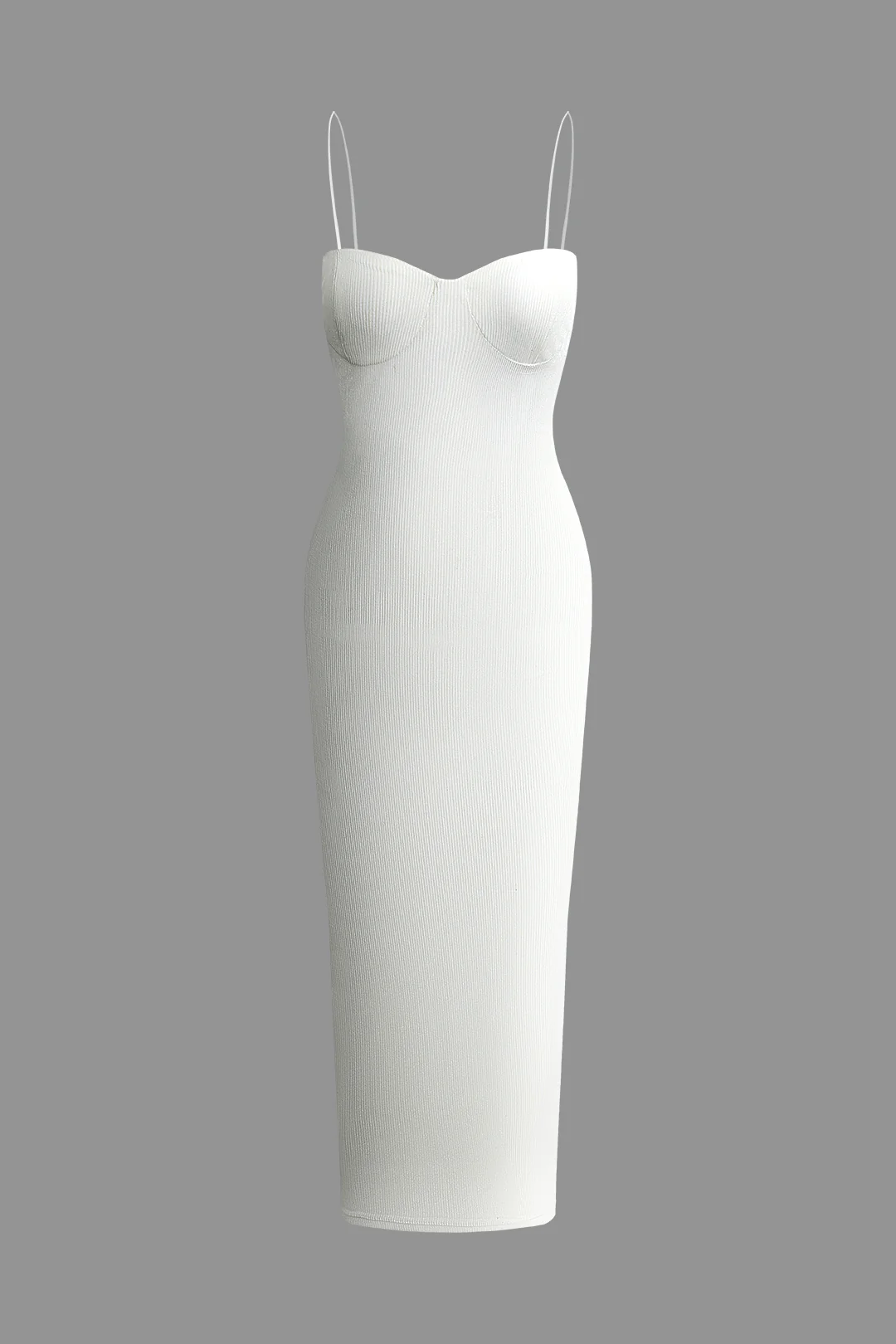 Ribbed Sleeveless Midi Dress - Flockneti