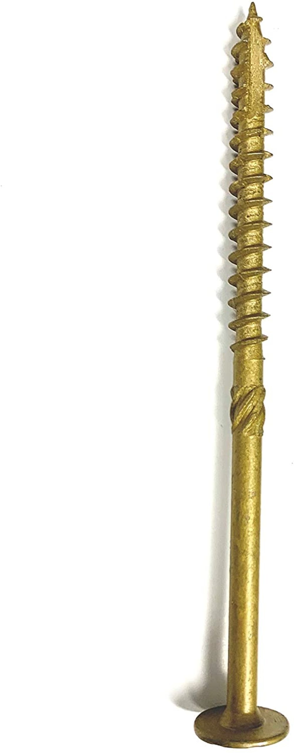 Western Builders Supply 1 In. Bronze Round Washer Head Type 17 Construction Lag Screw - Flockneti