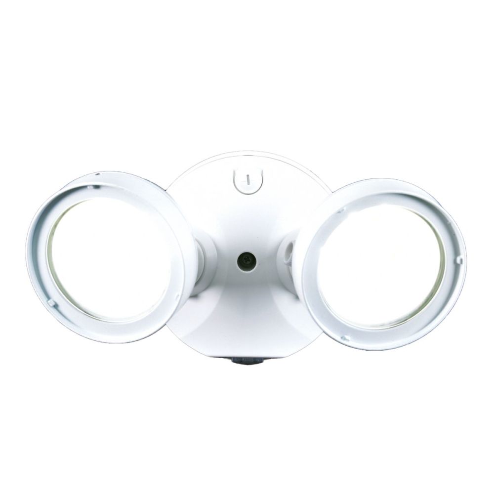 Halo Dusk to Dawn 2 Head Floodlight White 21.6W 2500 Lumen LED - Flockneti