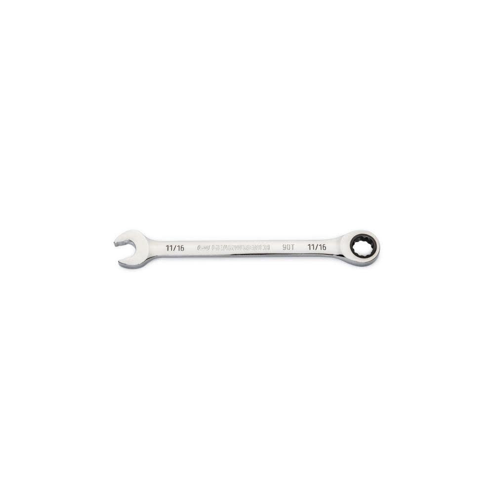 GEARWRENCH 11/16″ 90T 12 Point Ratcheting Combination Wrench - Flockneti