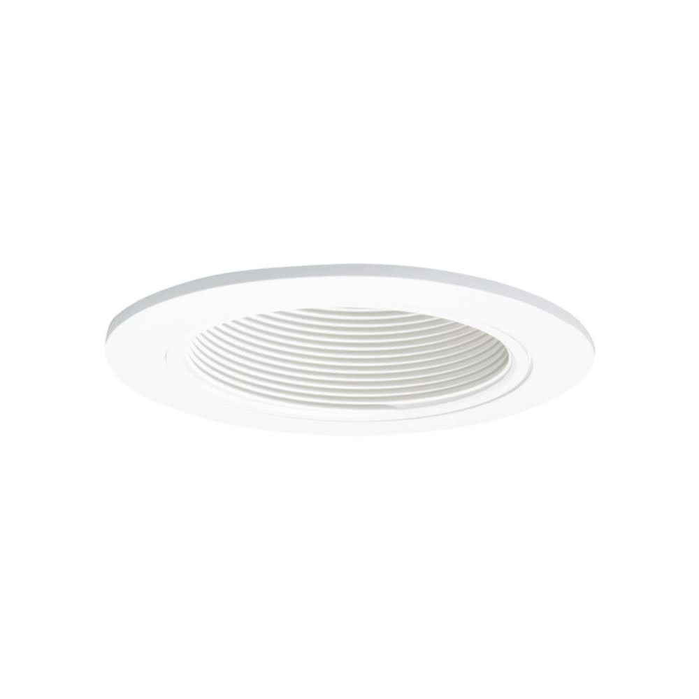 Halo Recessed Coilex Baffle Trim 4″ Matte White LED - Flockneti