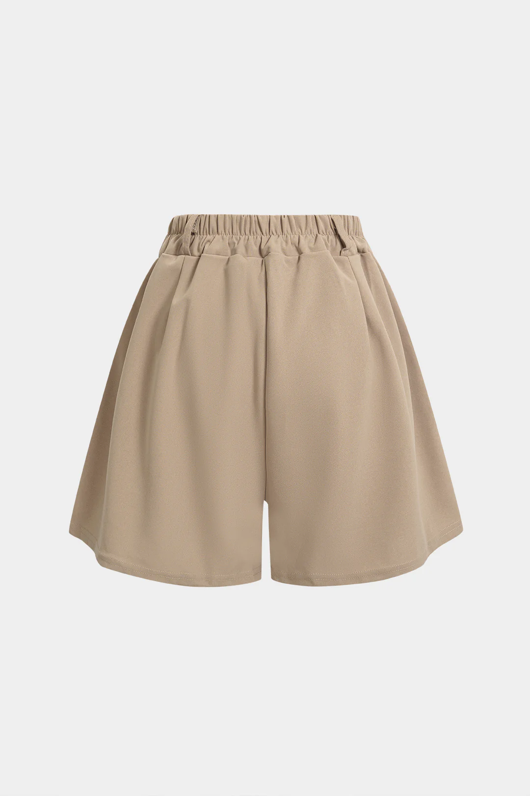Pleated High Waist Shorts - Flockneti