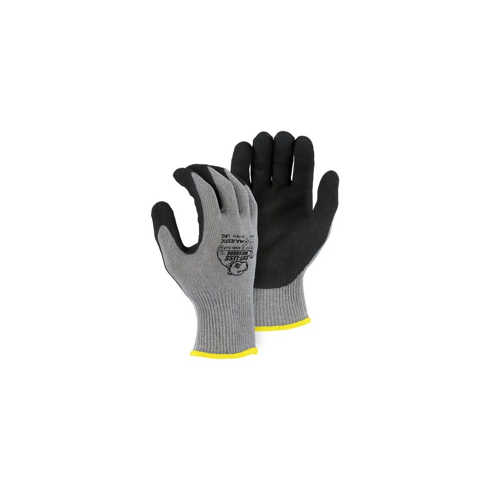 Majestic Glove KorPlex Cut Resistant Glove Gray 2X - Flockneti