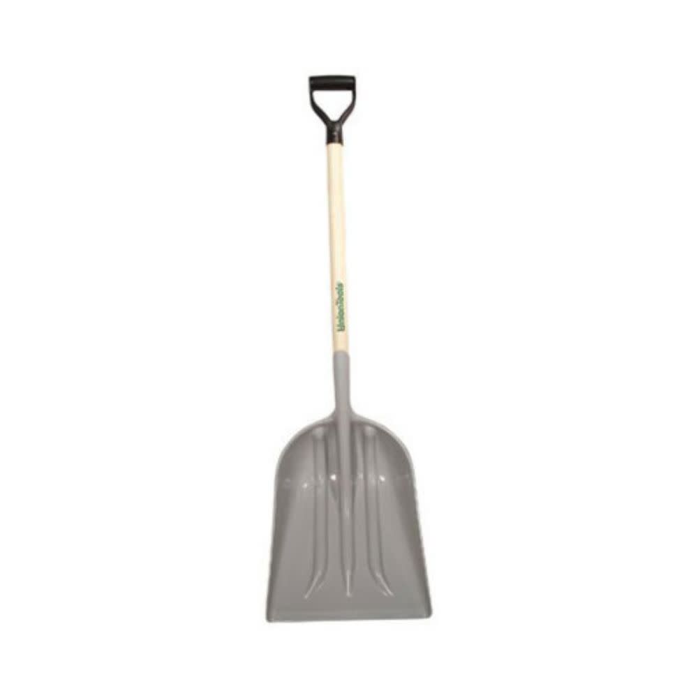 True Temper 46 in. Poly Scoop Shovel with D-Grip Hardwood Handle - Flockneti