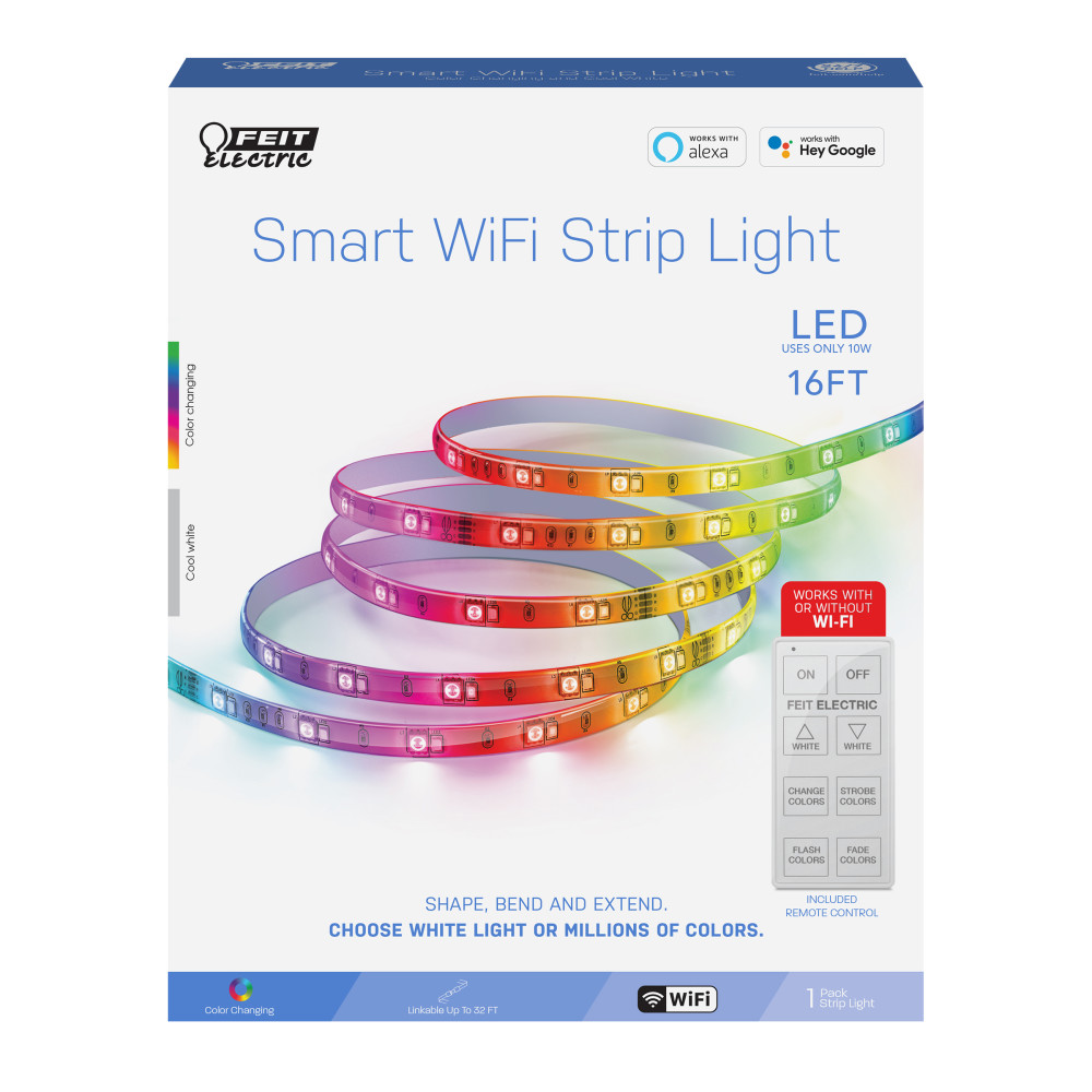Feit Electric 16′ LED Smart WiFi Strip Light 1pk - Flockneti