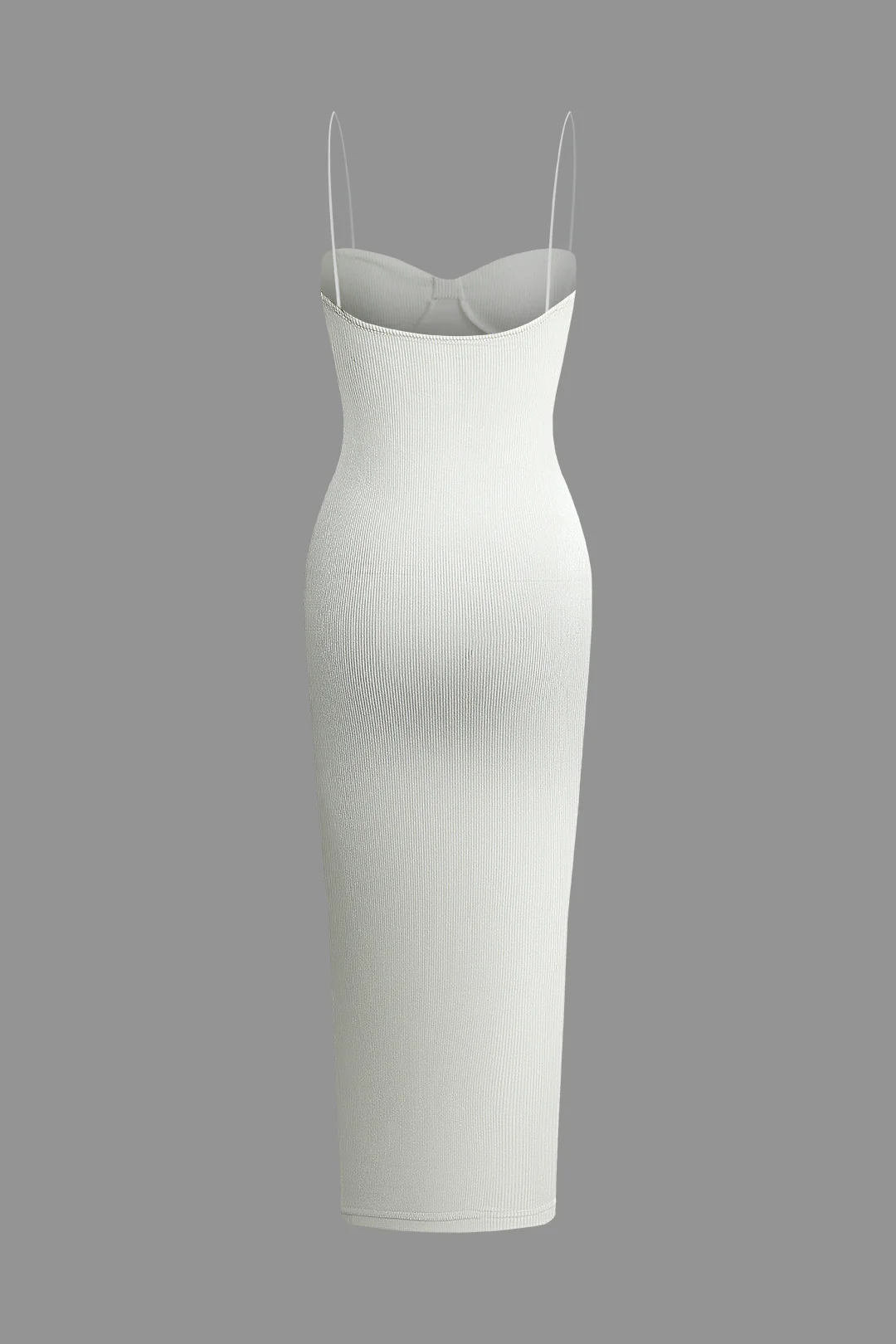 Ribbed Sleeveless Midi Dress - Flockneti
