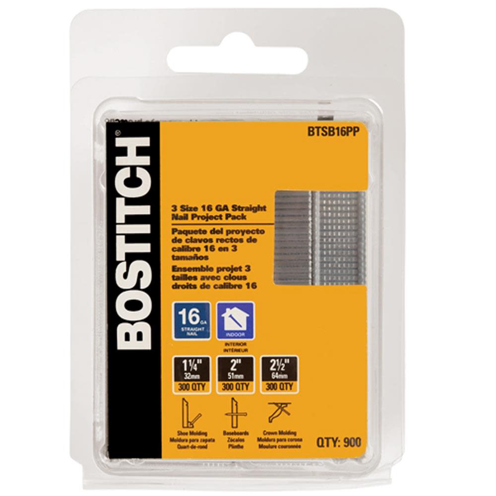 Bostitch 16-Gauge Straight Finishing Nail - Flockneti