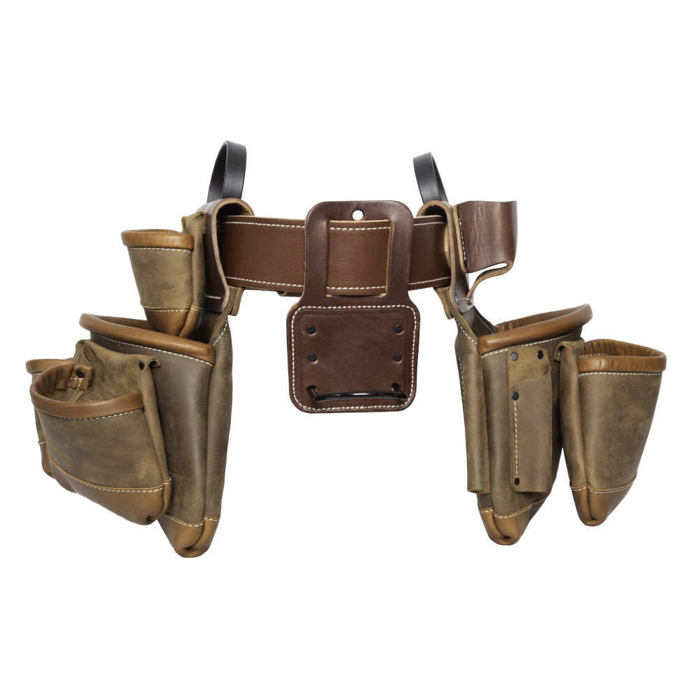 Duluth Pack Contractor Tool Belt Leather 42″-52″ L/XL - Flockneti