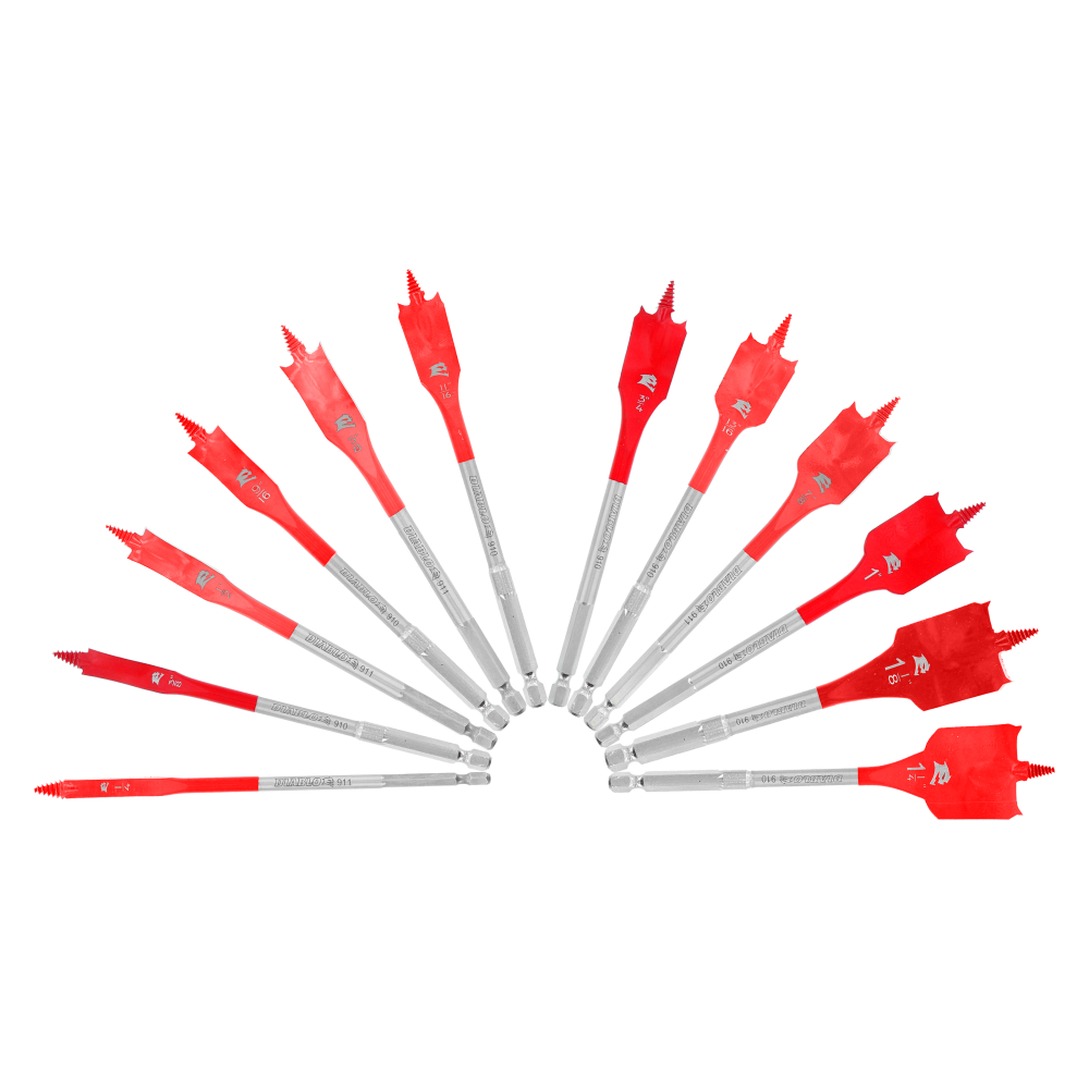 Diablo Tools SPEEDemon Spade Bit Set 12 Piece - Flockneti