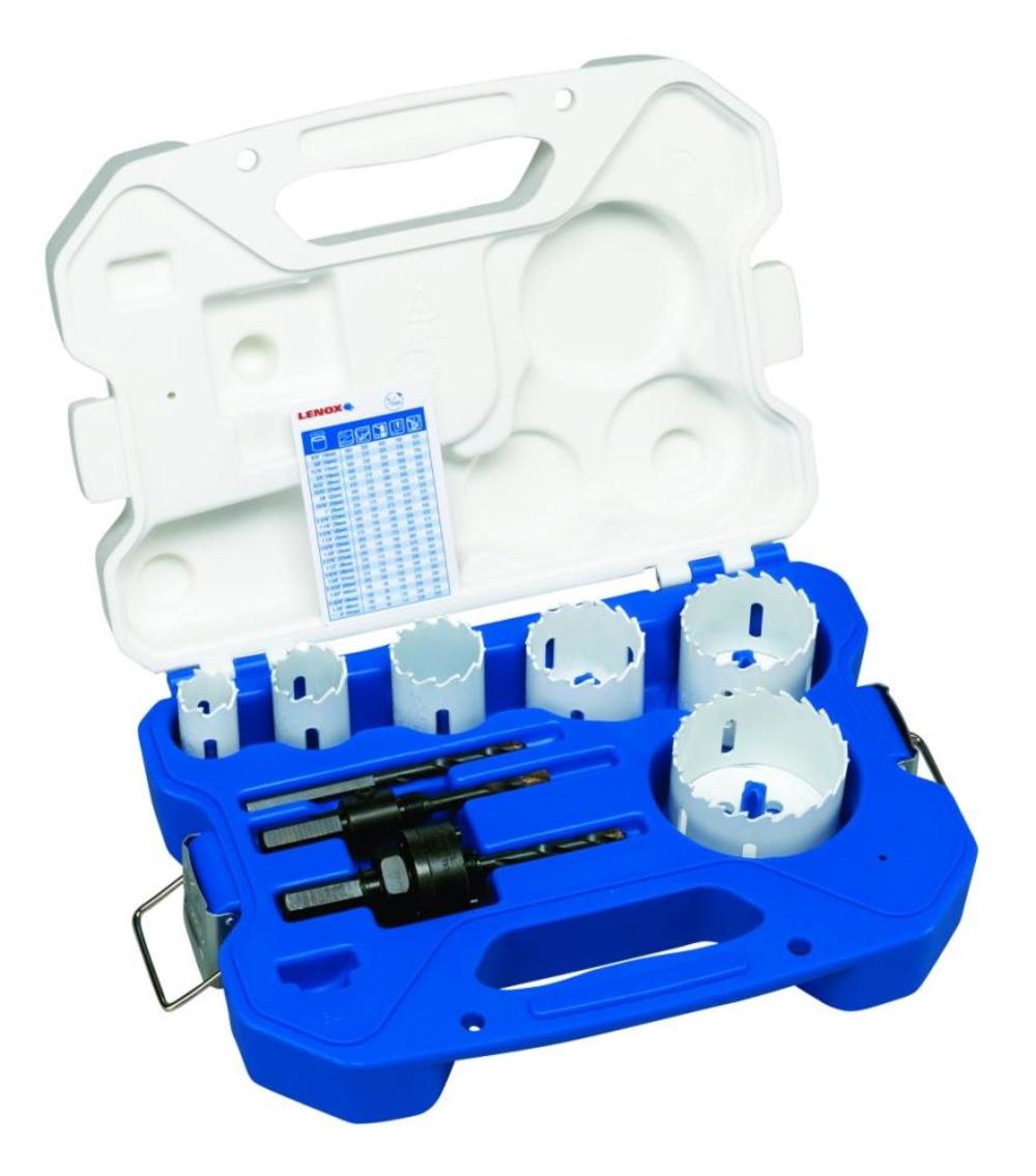Lenox Electricians Carbide Tip Hole Saw Kit 6 Sizes - Flockneti