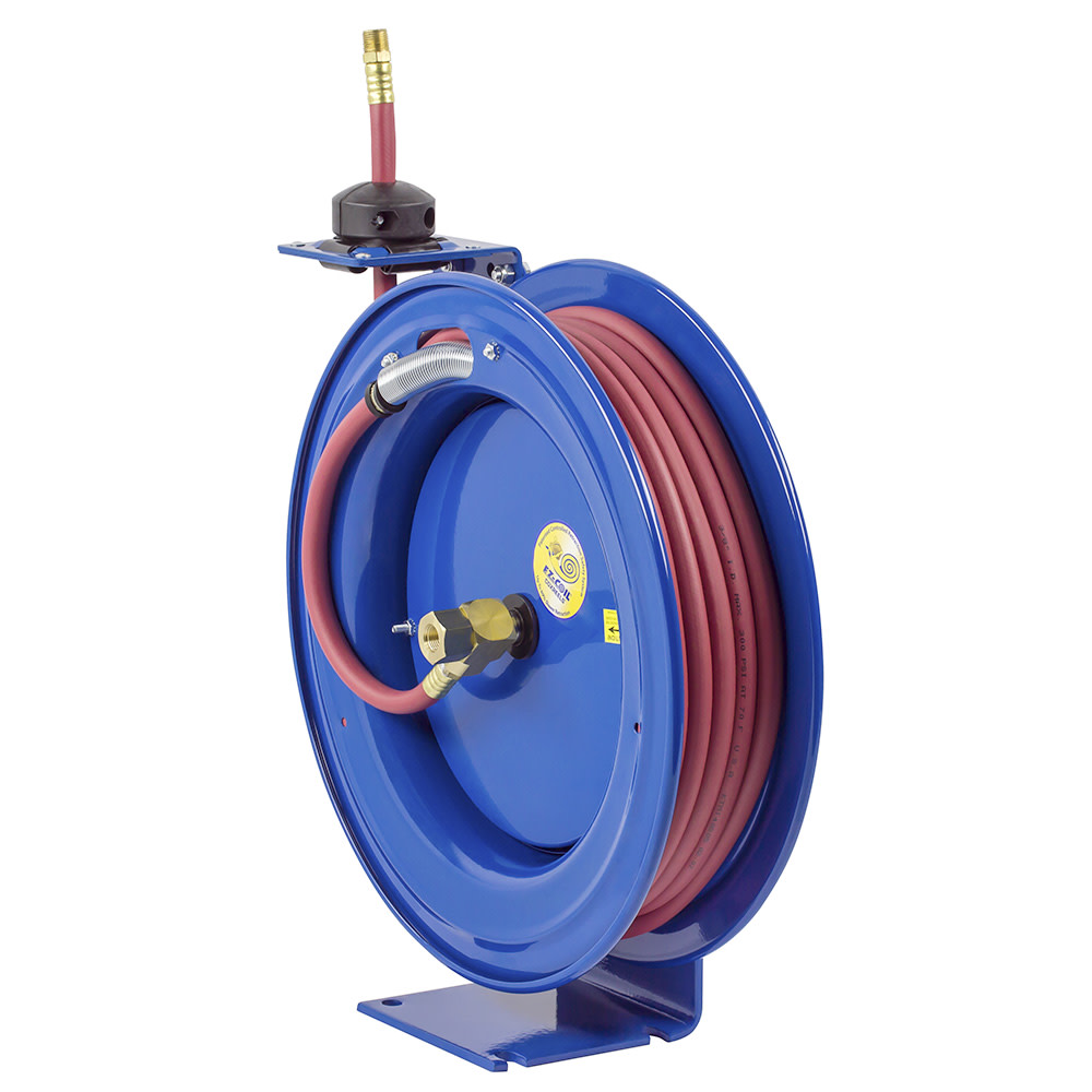 Coxreels EZ P Series 3/8″ x 50′ Spring Driven Hose Reel - Flockneti