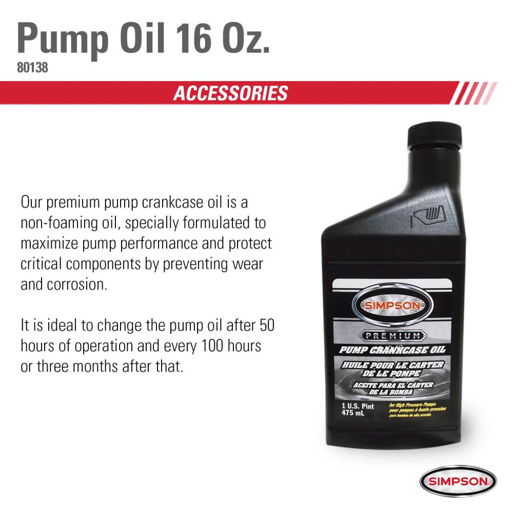 Simpson 15W40 Pump Oil - Flockneti