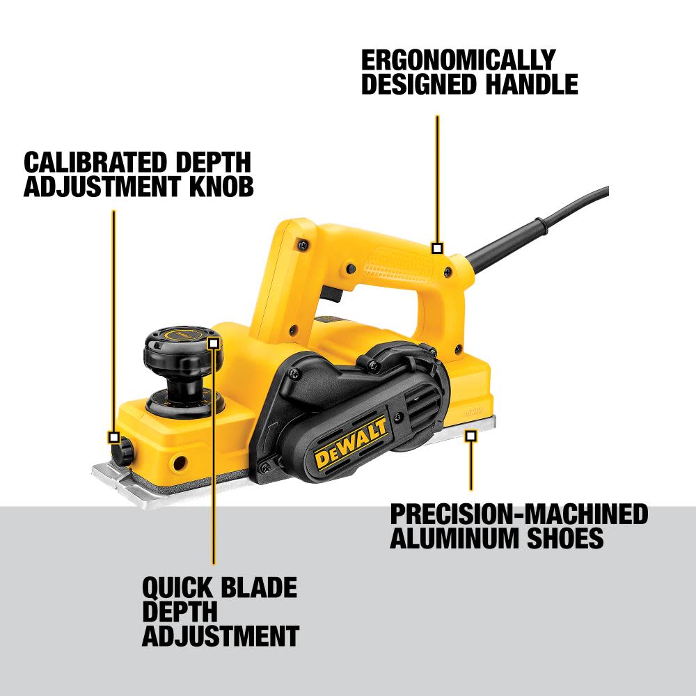 DEWALT D26676 5.5 Amp 2-Blade Planer - Flockneti