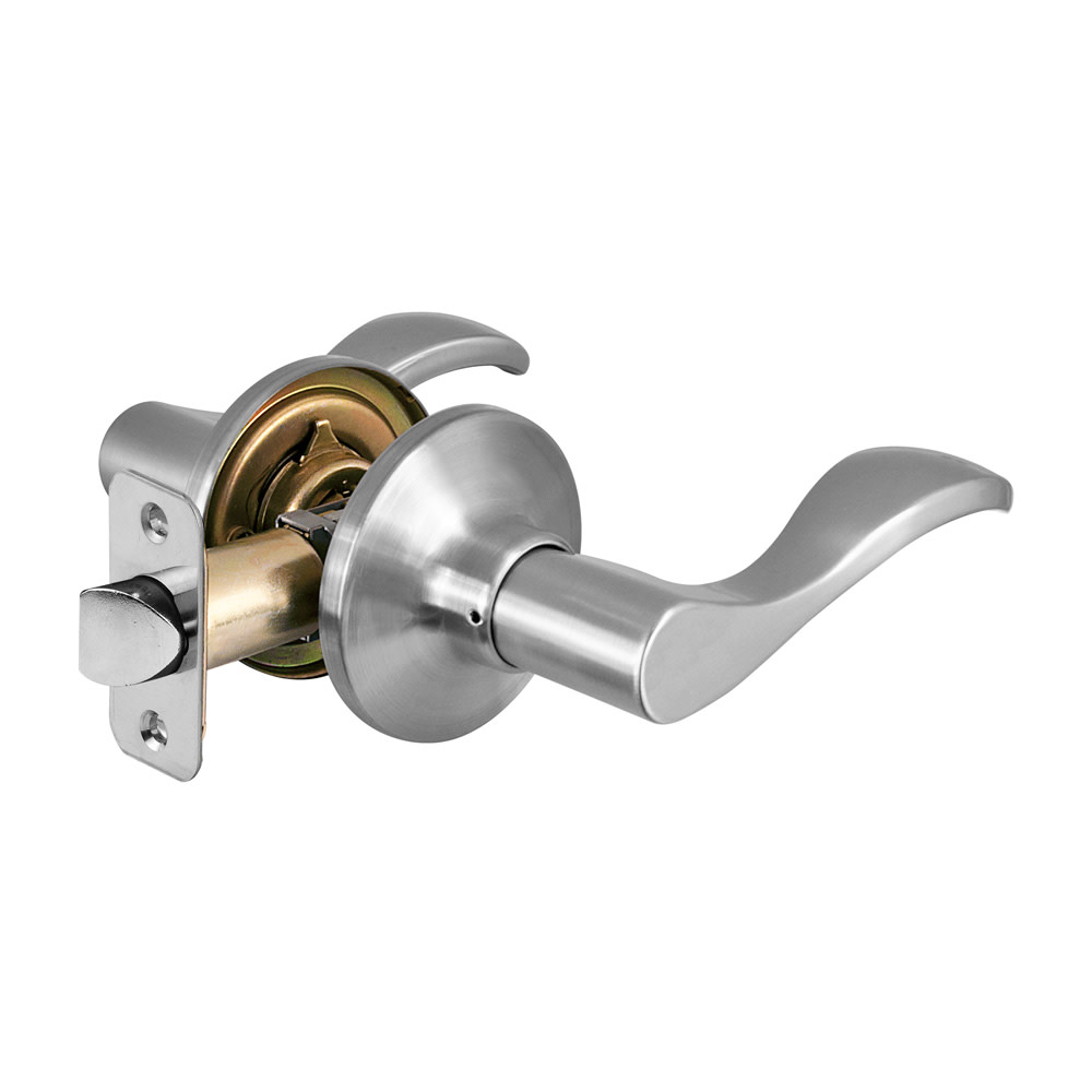 Master Lock Satin Nickel Finished Hall and Closet Passage Door Lever - Flockneti