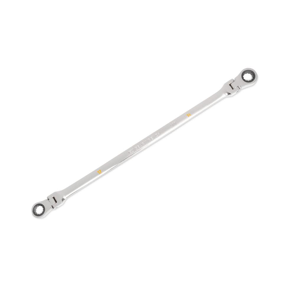 GEARWRENCH Ratcheting Wrench 90 Tooth 12 Point GearBox Double Flex 12x14mm - Flockneti