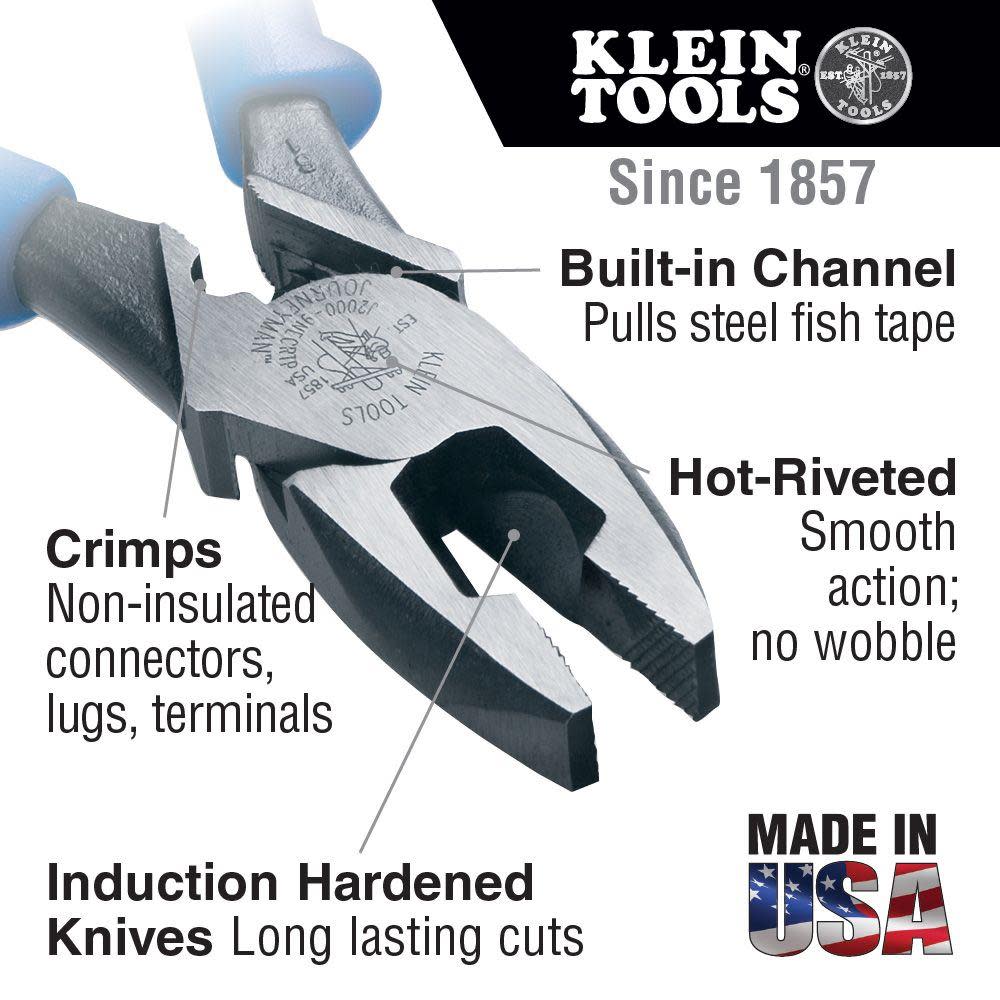 Klein Tools High Leverage Side Cutting Pliers - Flockneti