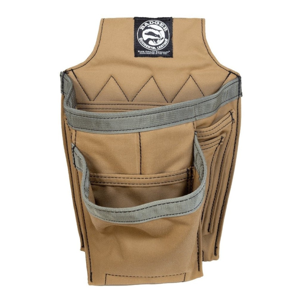 Occidental Leather Badger Trimmer Fastener Bag Sawdust Sage - Flockneti