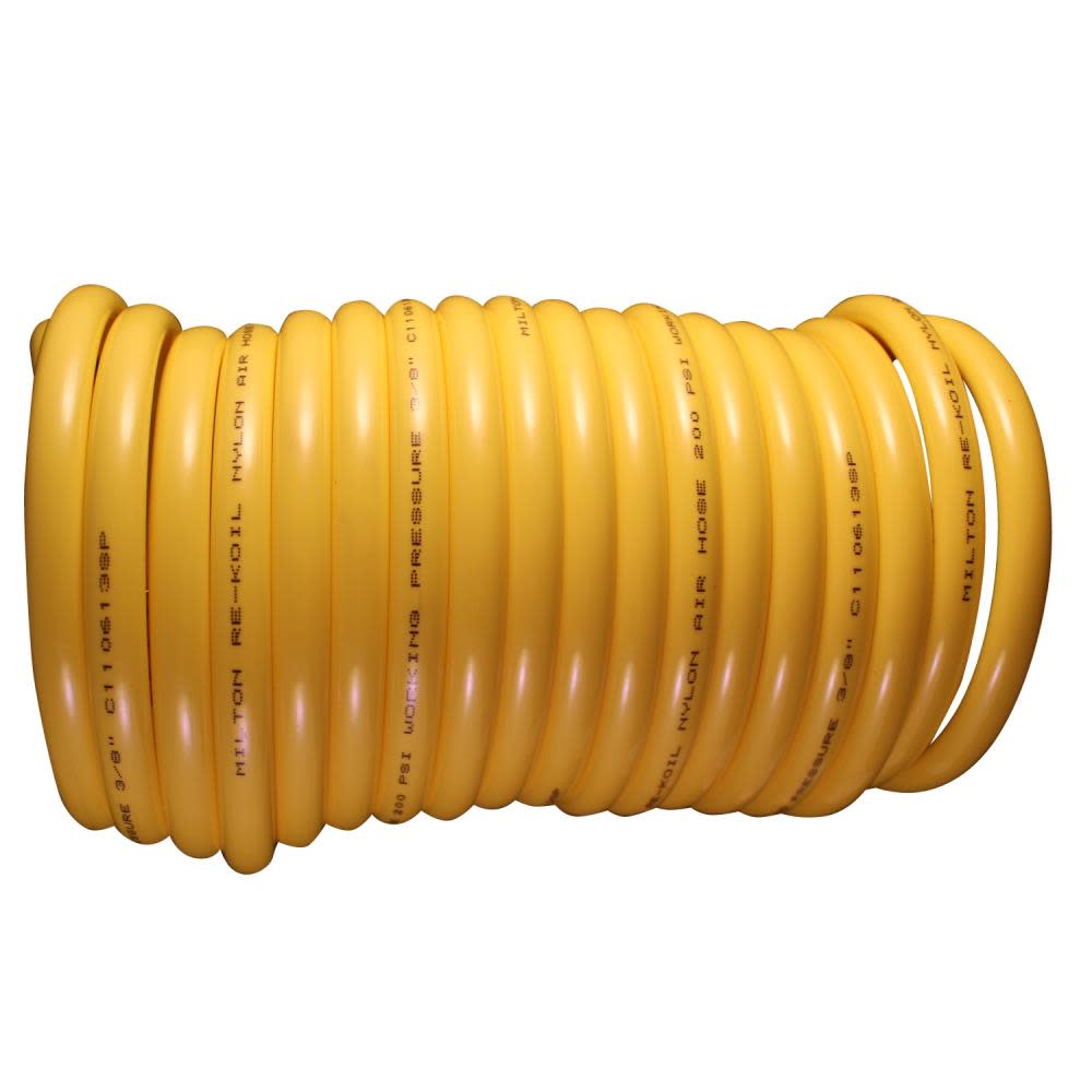 Milton 1674-4 25 Foot 3/8″ ID Nylon ReKoil Hose - Flockneti