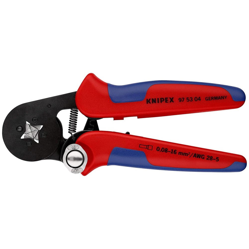 Knipex Crimping Pliers Self Adjusting for Wire Ferrules 180mm - Flockneti