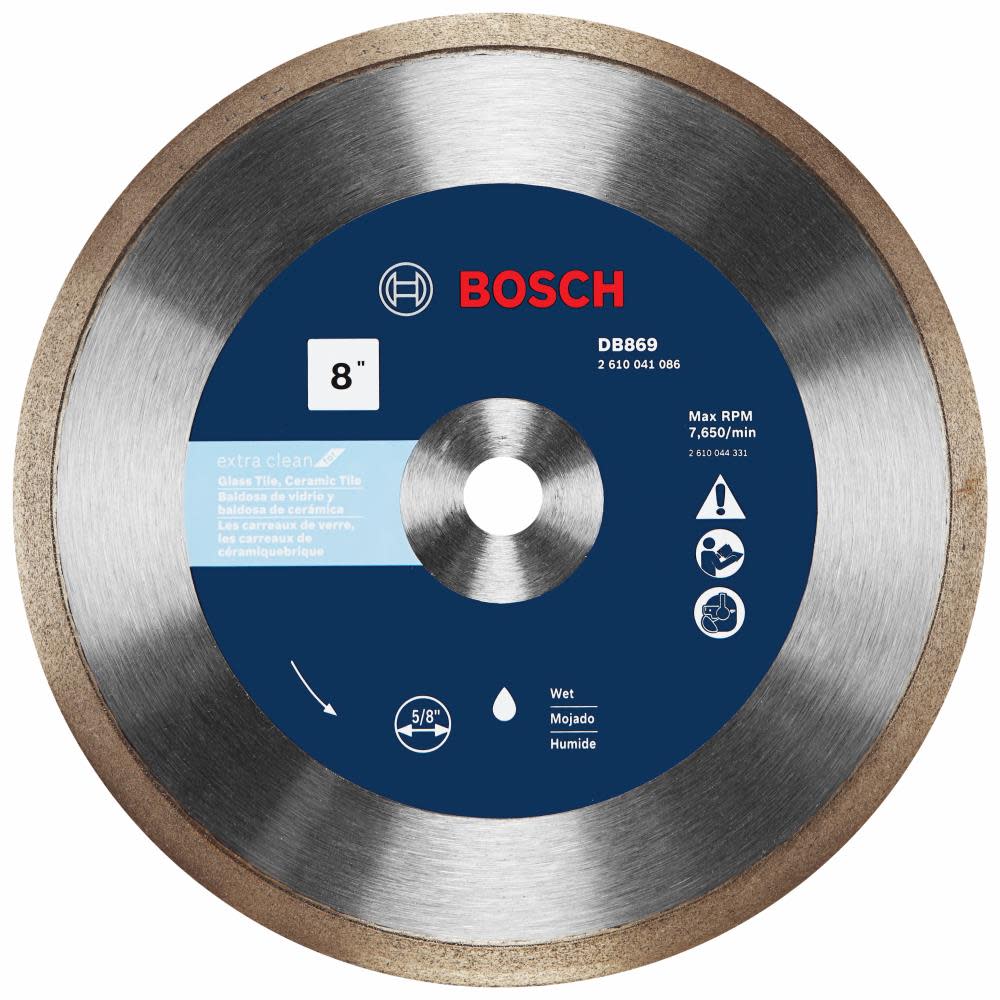 Bosch Continuous Rim Diamond Blade for Glass Tile - Flockneti