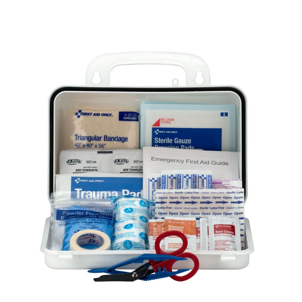 First Aid Only Contractor First Aid Kit 10 Person Plastic Case - Flockneti