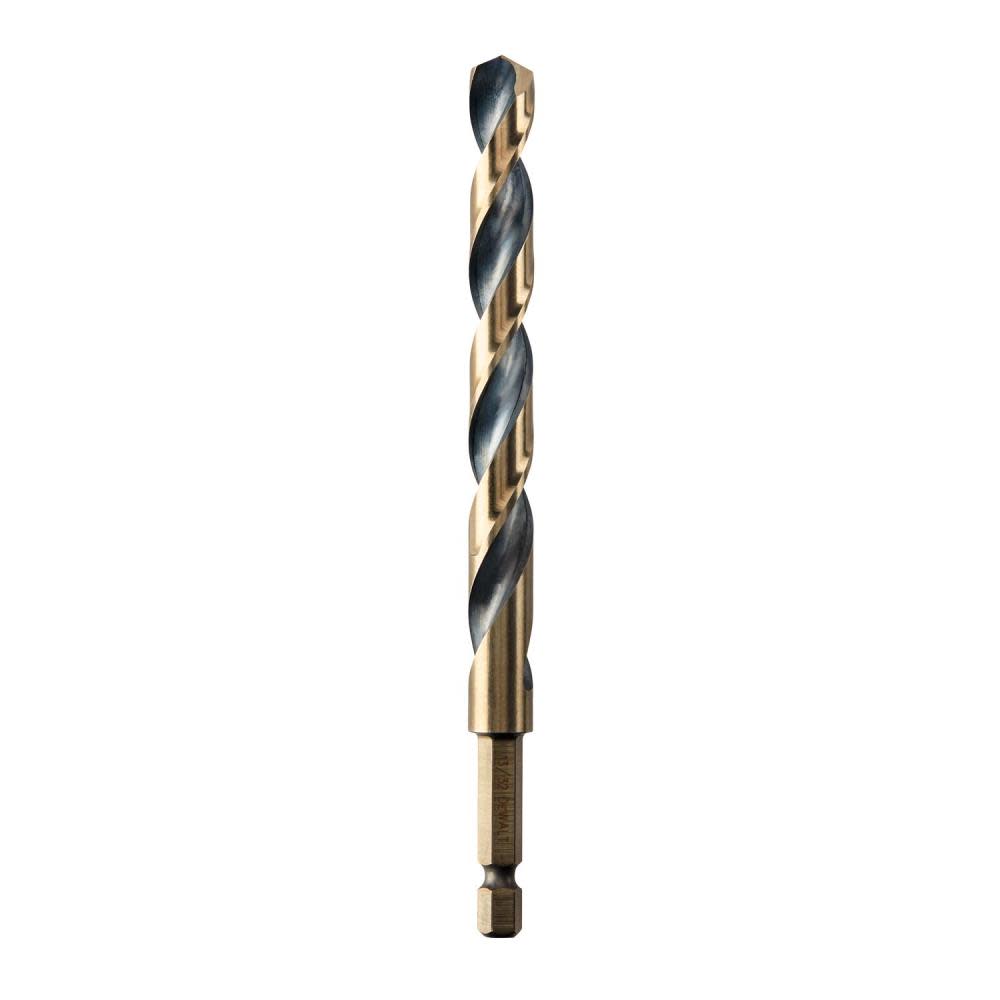 DEWALT 13/32″ BLACK & GOLD Impact Ready METAL DRILL BIT - Flockneti