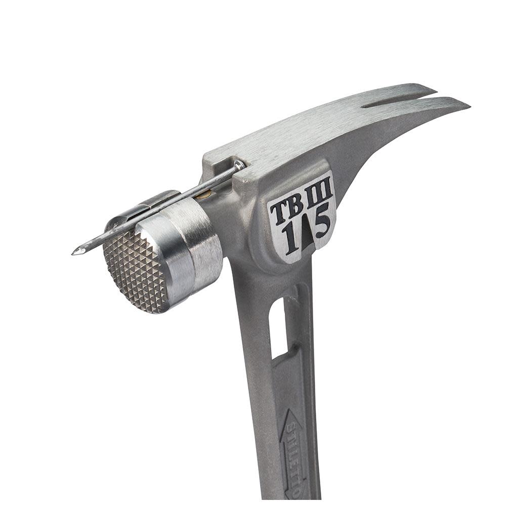Stiletto Ti-Bone III Ti Hammer 15oz Milled and 8-1/2″ Trimbar5 Combo - Flockneti