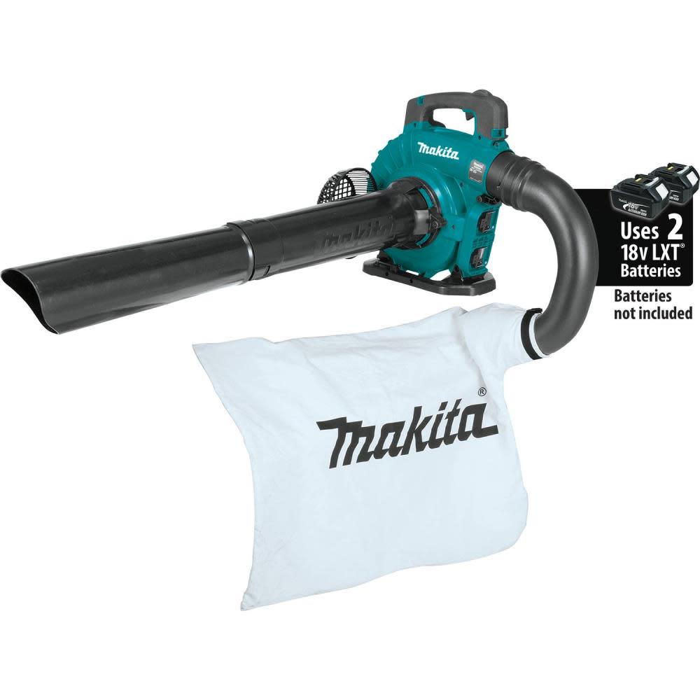 Makita 18V X2 (36V) LXT Lithium-Ion Brushless Cordless Blower with Vacuum Attachment Kit Tool Only - Flockneti