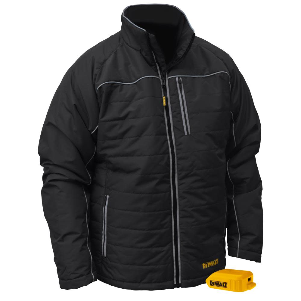 DEWALT Heated Bare Tool Jacket Black Quilted XL - Flockneti