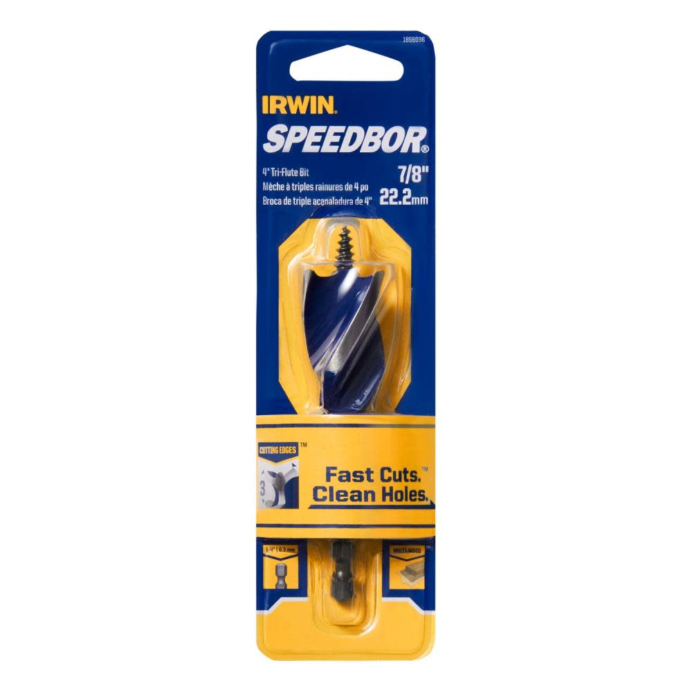 Irwin SPEEDBOR Max 7/8″ X 4″ OAL - Flockneti