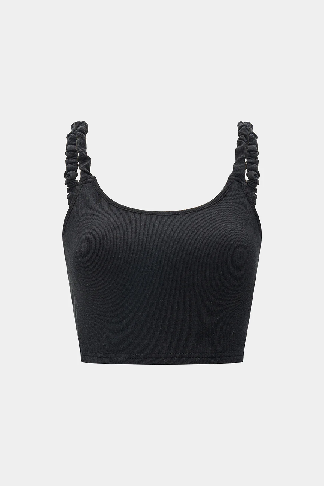 Metallic Buckle Cut Out Tank Top - Flockneti