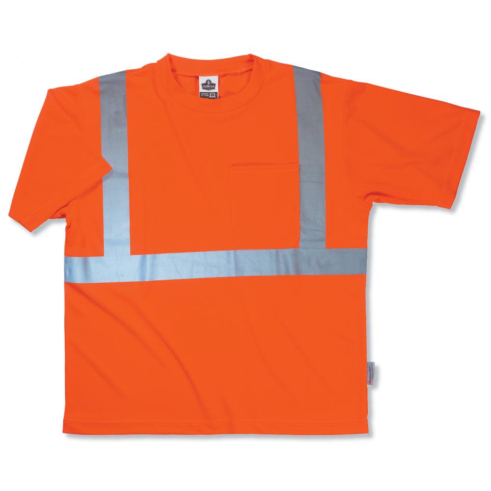 Ergodyne GloWear 8289 Class-2 Economy Orange T-Shirt – 2XL - Flockneti