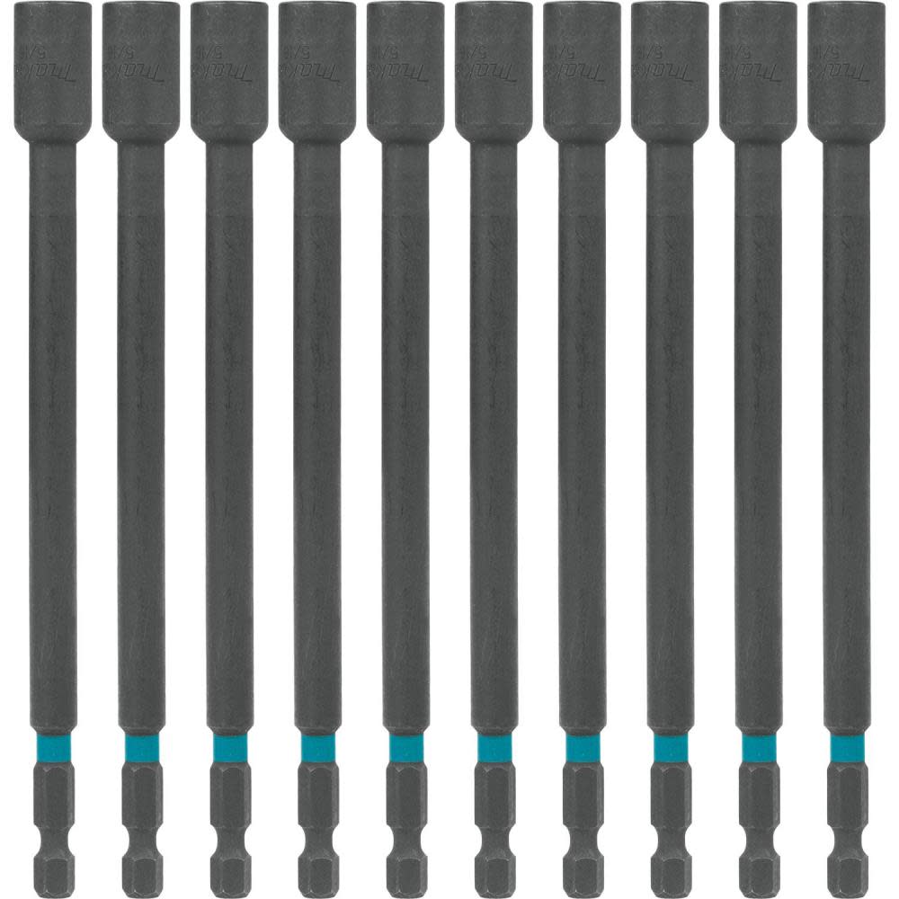 Makita Impact X 5/16 x 6 Magnetic Nut Driver 10/pk Bulk - Flockneti