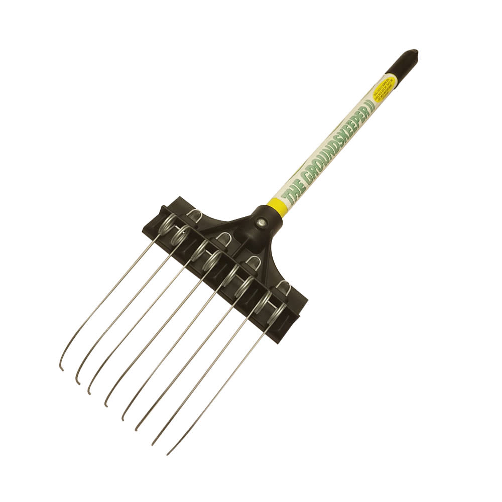 TRG Inc 6″ Groundskeeper II Gardener Rake - Flockneti
