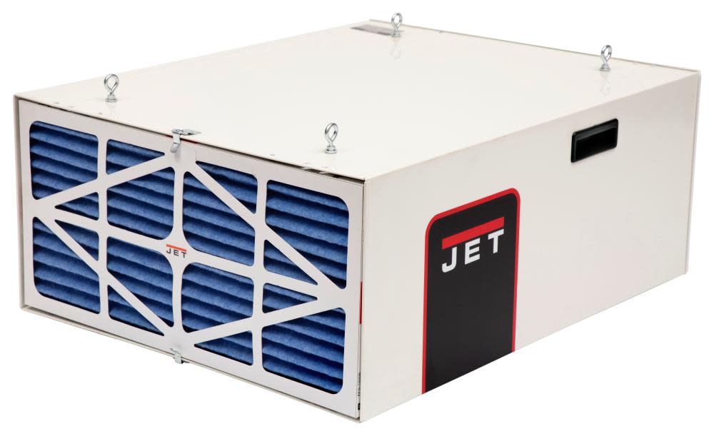 JET 1000 CFM Air Filtration System 3-Speed with Remote Control - Flockneti
