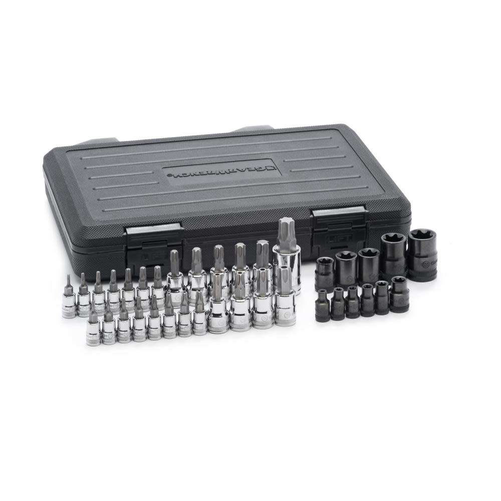 GEARWRENCH TORX Master Socket Set 36 Pc. 1/4 3/8 and 1/2 In. Drive - Flockneti