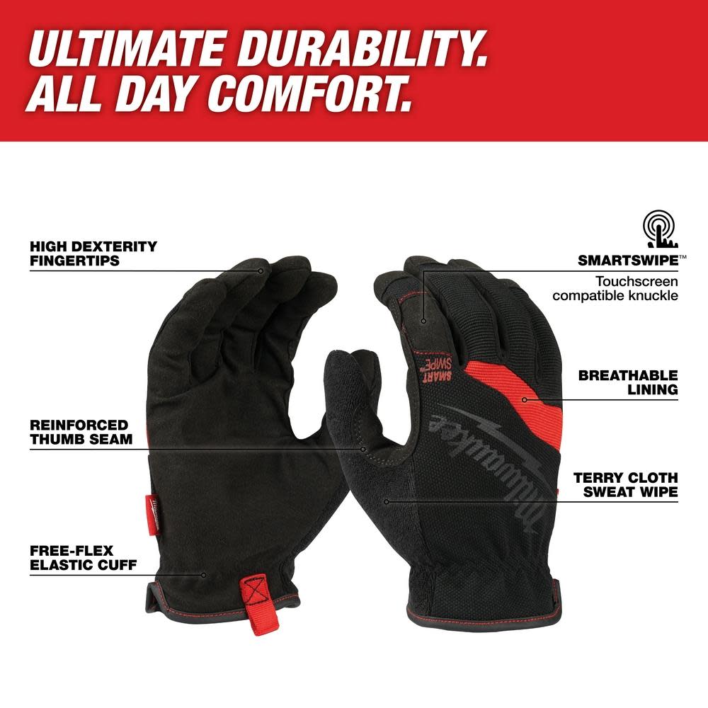 Milwaukee Free-Flex Work Gloves - Flockneti