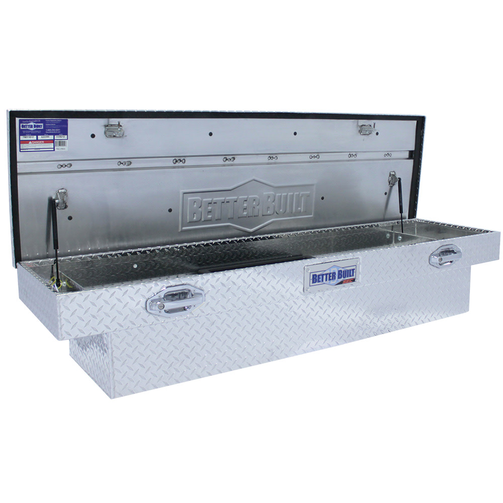 Better Built 67″ SEC Saddle Truck Tool Box BRITE ALUMINUM - Flockneti