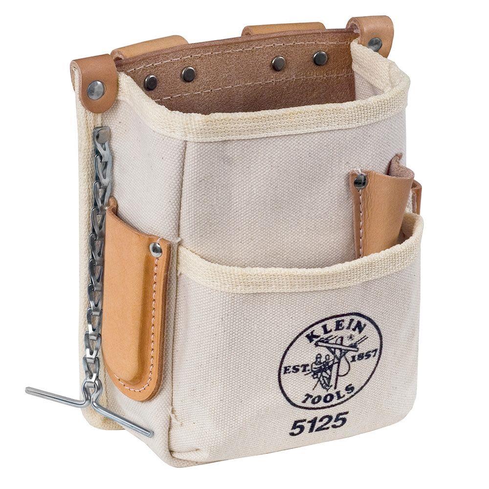 Klein Tools 5 Pocket Tool Pouch Canvas - Flockneti