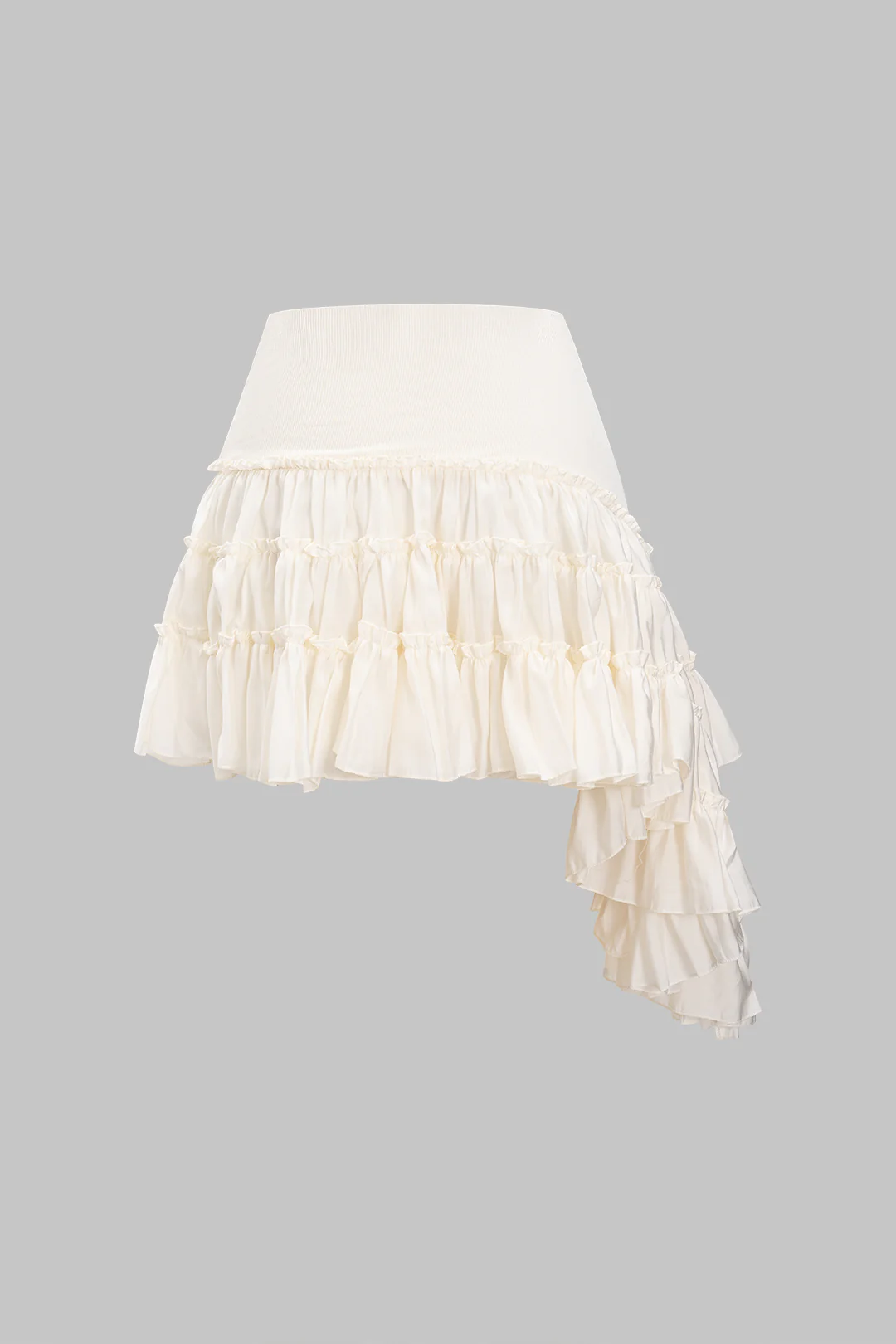 Ruffle Patchwork Skirt - Flockneti