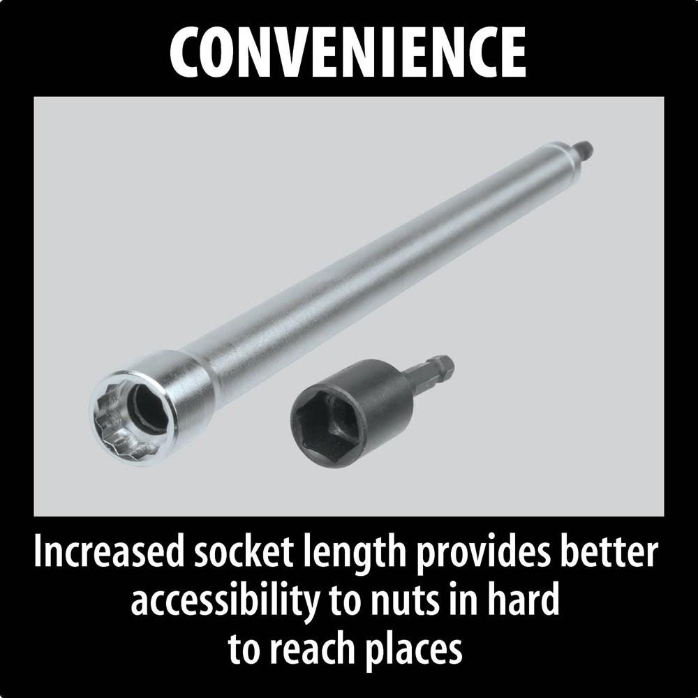 Makita 3/4 in. x 6 in. Hollow Socket - Flockneti
