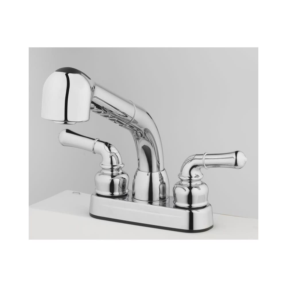 Homewerks Pullout Laundry Faucet Chrome 2 Handle - Flockneti