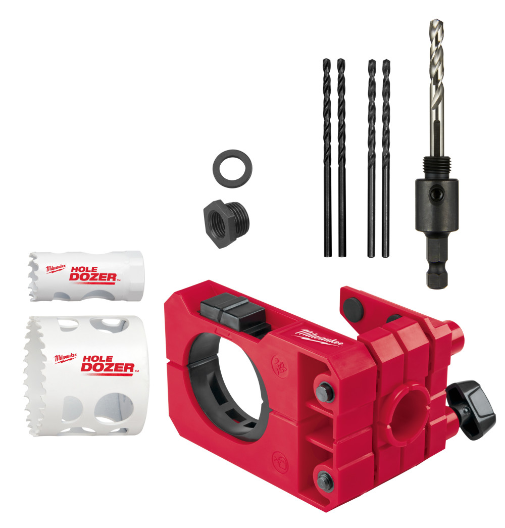 Milwaukee HOLE DOZER Door Lock Installation Hole Saw Kit - Flockneti